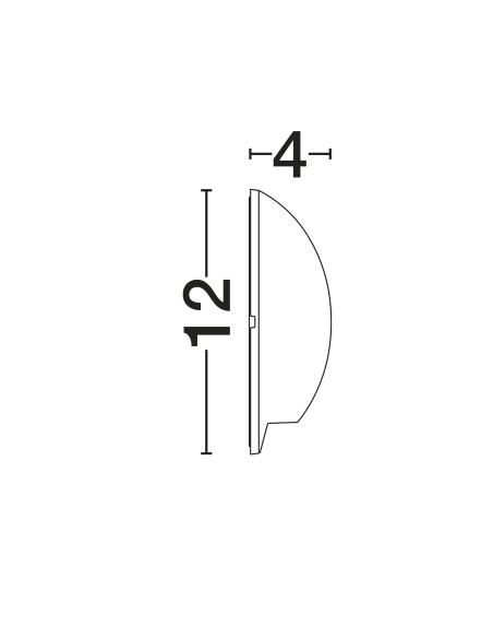 ΑΠΛΙΚΑ ΤΟΙΧΟΥ ΣΤΕΓΑΝΗ LED 3W 9136410 ΜΑΥΡΟ