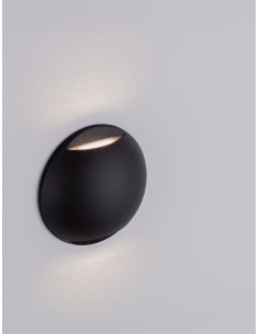 ΑΠΛΙΚΑ ΤΟΙΧΟΥ ΣΤΕΓΑΝΗ LED 4W 9136413 ΜΑΥΡΟ ΙΡ65
