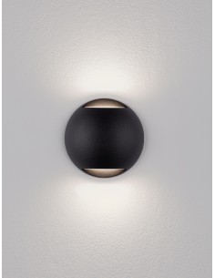 ΑΠΛΙΚΑ ΤΟΙΧΟΥ ΣΤΕΓΑΝΗ LED 4W 9136413 ΜΑΥΡΟ ΙΡ65 2