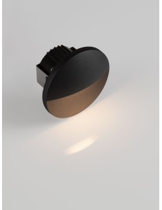ΑΠΛΙΚΑ ΤΟΙΧΟΥ ΣΤΕΓΑΝΗ LED 2W 9136497 ΜΑΥΡΗ ΙΡ65 2