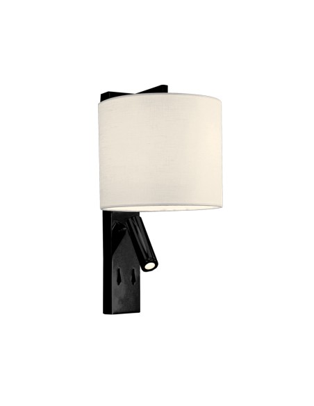ΑΠΛΙΚΑ 4229500 ΛΕΥΚΗ + LED 3W 3000K ΜΑΥΡΟ