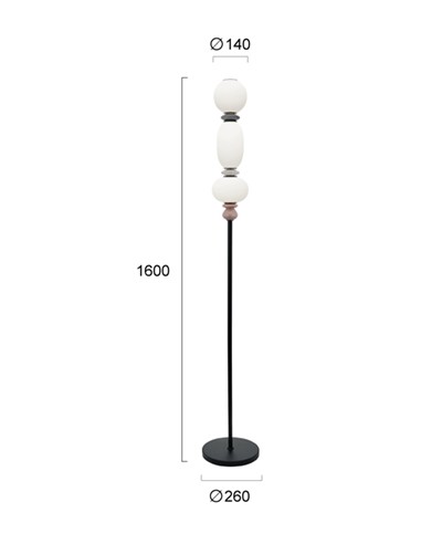 ΦΩΤΙΣΤΙΚΟ ΔΑΠΕΔΟΥ 4347100 GEMMA LED 16W 3000K