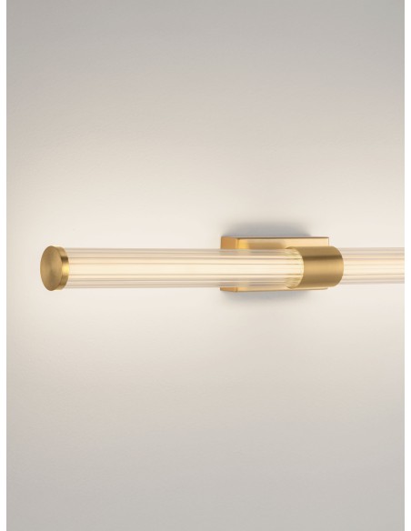 ΑΠΛΙΚΑ LED 12W 9236414 3000K ΔΙΑΦΑΝΟ ΓΥΑΛΙ ΜΕ ΧΡΥΣΗ ΒΑΣΗ IP44