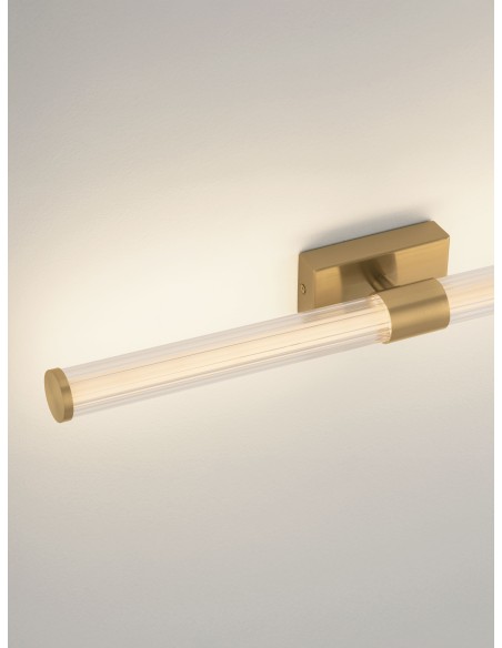 ΑΠΛΙΚΑ LED 12W 9236414 3000K ΔΙΑΦΑΝΟ ΓΥΑΛΙ ΜΕ ΧΡΥΣΗ ΒΑΣΗ IP44