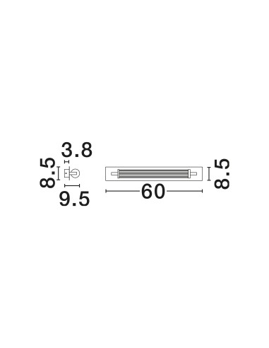 ΑΠΛΙΚΑ LED 13W 9236302 3000K ΔΙΑΦΑΝΟ ΓΥΑΛΙ &...
