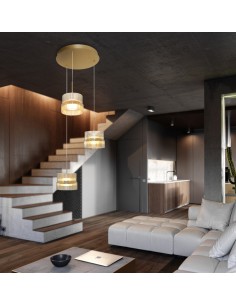 ΦΩΤΙΣΤΙΚΟ ΚΡΕΜΑΣΤΟ LED 34W 4346300 3000K ΜΕΛΙ-ΟΞΥΝΤΕ 2