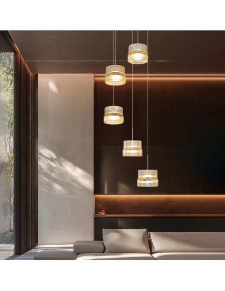 ΦΩΤΙΣΤΙΚΟ ΚΡΕΜΑΣΤΟ LED 57W 4346500 3000K ΜΕΛΙ -ΟΞΥΝΤΕ