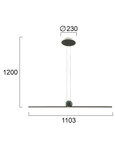 ΦΩΤΙΣΤΙΚΟ ΚΡΕΜΑΣΤΟ LED 30W 4348600 3000K...