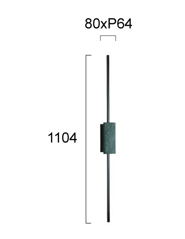ΑΠΛΙΚΑ LED 17W 4348500 3000K ΜΑΡΜΑΡΟ-ΠΡΑΣΙΝΟ