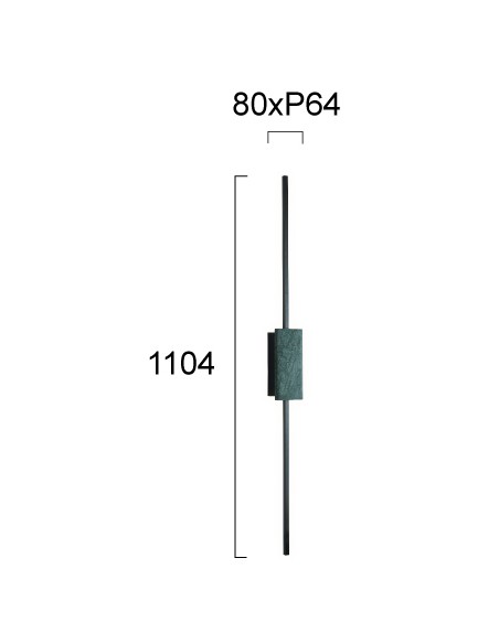 ΑΠΛΙΚΑ LED 17W 4348500 3000K ΜΑΡΜΑΡΟ-ΠΡΑΣΙΝΟ