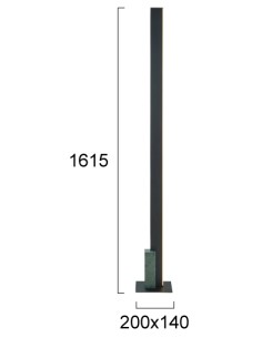 ΦΩΤΙΣΤΙΚΟ ΔΑΠΕΔΟΥ LED 24W 4348700 3000K ΜΑΥΡΟ ΠΡΑΣΙΝΟ 2
