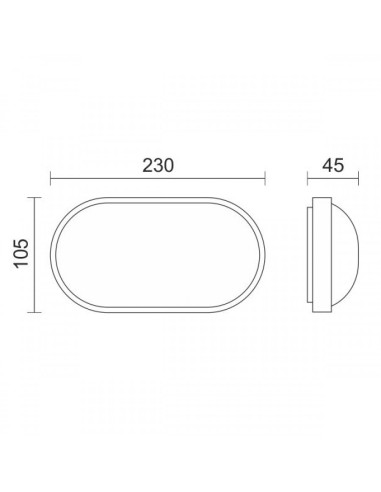 ΑΠΛΙΚΑ LED 6937 18W ΠΛΑΣΤΙΚΗ ΣΤΕΓ.IP54 CCT ΛΕΥΚΗ