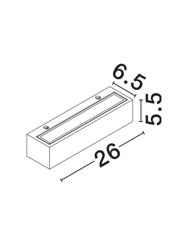 ΑΠΛΙΚΑ  ΣΤΕΓΑΝΗ LED 10W 9186190  ΤΣΙΜΕΝΤΟ ΛΕΥΚΟ...