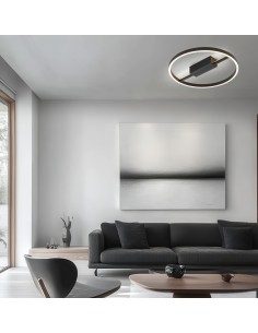 ΦΩΤΙΣΤΙΚΟ ΟΡΟΦΗΣ LED 4348300 29W 3000K ΜΑΥΡΟ 2