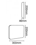 ΑΠΛΙΚΑ ΓΥΨΙΝΗ LED 201.09015
