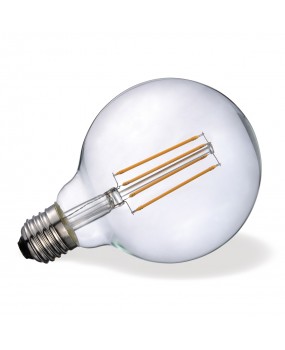 ΛΑΜΠΑ LED FILAMENT Φ95 7W E27 2700K ΔΙΑΦΑΝΗ