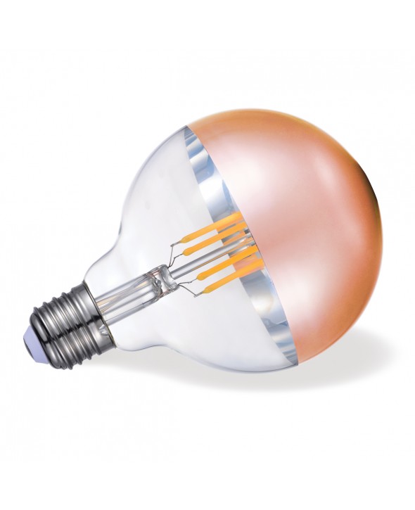 ΛΑΜΠΑ LED FILAMENT Φ95 7W E27 2700K ΧΑΛΚΟΣ