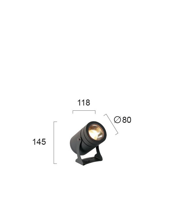 ΠΡ0ΒΟΛΕΑΣ LED EΞΩΤ. MARIS 4187600 ANΘΡΑΚΙ