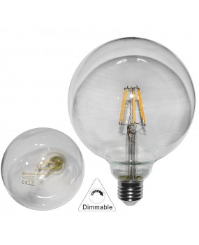 ΛΑΜΠΑ LED GLOBE 8W Φ95 2ΝΤΙΜ. ΘΕΡΜΟ 2711258009 ΔΙΑΦΑΝΗ