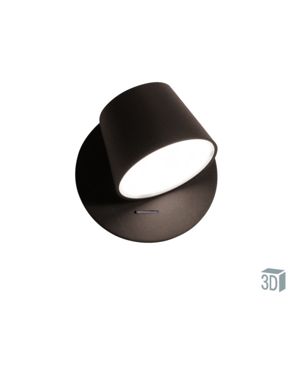 ΑΠΛΙΚΑ LED KIM 4188301 ΜΑΥΡΟ