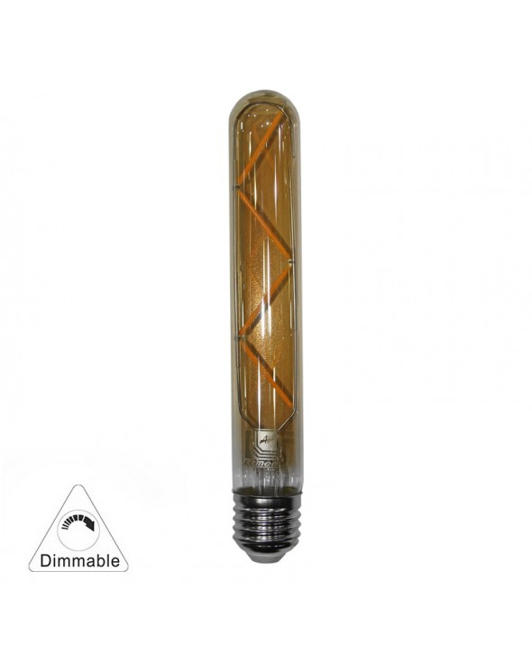ΛΑΜΠΑ LED ΣΩΛΗΝΑ ΜΕΛΙ 6W E27 2200K 27846009