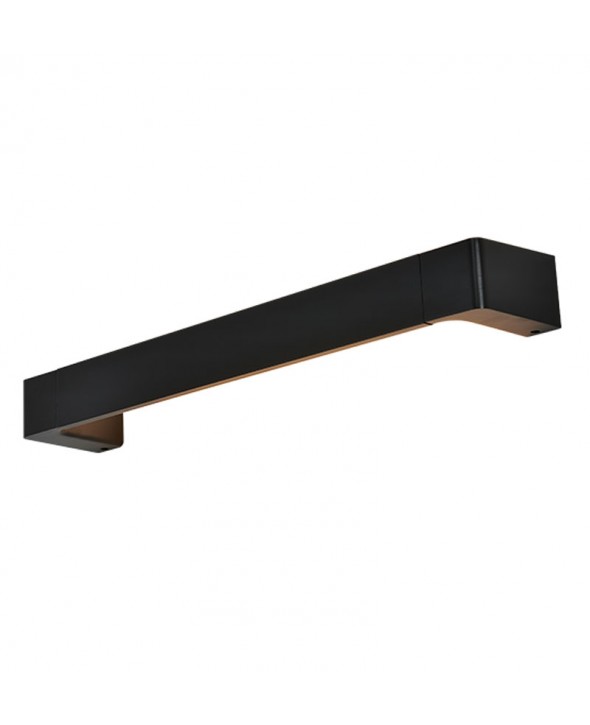 ΑΠΛΙΚΑ LED 12W ZD810412LEDBK 3000K ΜΑΥΡΟ