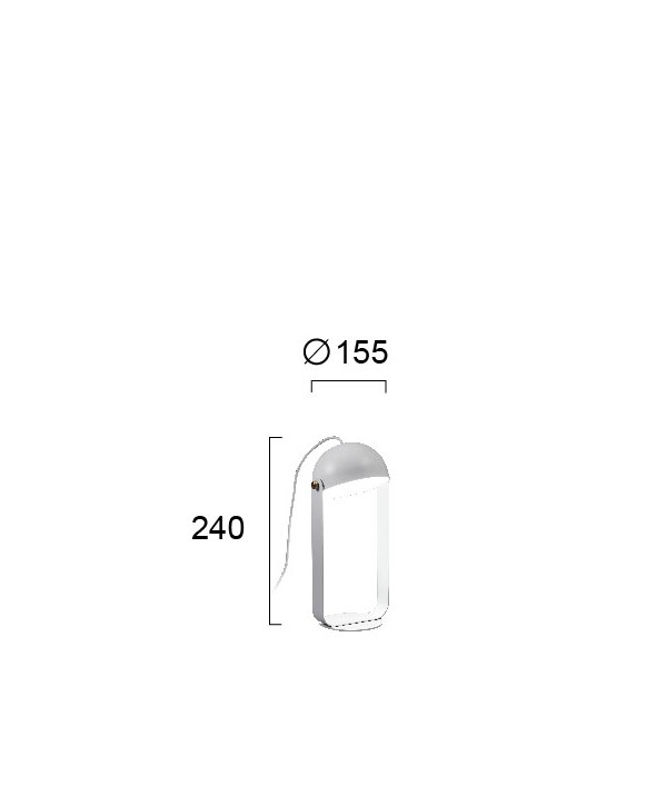 ΠΟΡΤΑΤΙΦ LED 6W 4205700 ΛΕΥΚΟ