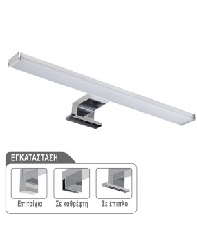 ΑΠΛΙΚΑ LED 8W WC8W3 ΜΠΑΝΙΟΥ ΜΕ ΤΡΕΙΣ ΒΑΣΕΙΣ