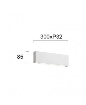 ΑΠΛΙΚΑ LED 12W 4243600 3000K ΛΕΥΚΟ 2