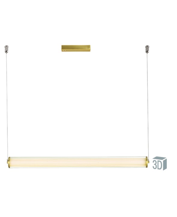 ΦΩΤΙΣΤΙΚΟ ΚΡΕΜΑΣΤΟ LED 45W 4237800 3000K ΧΡΥΣΟ ΜΑΤ
