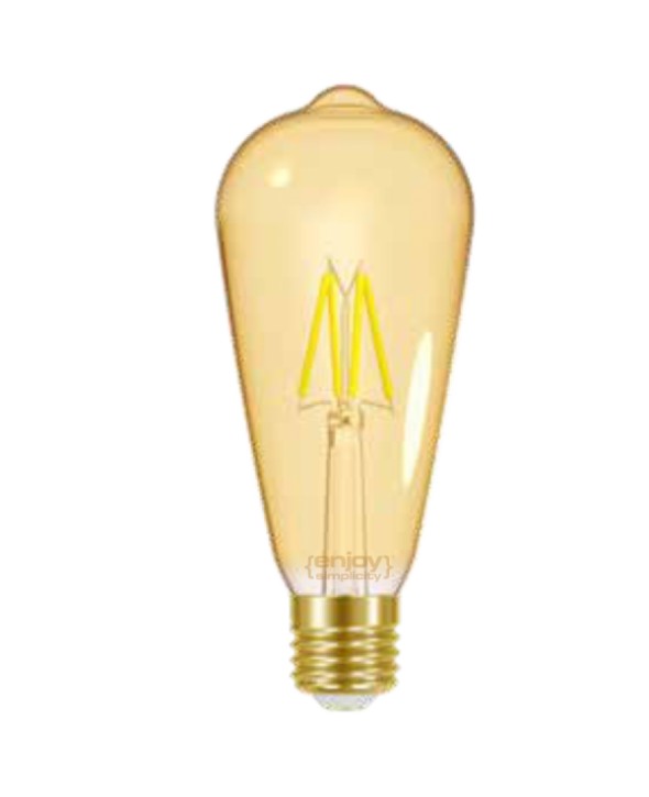 ΛΑΜΠΑ LED FILAMENT ΜΕΛΙ 4W 2200K 320LM EL825641