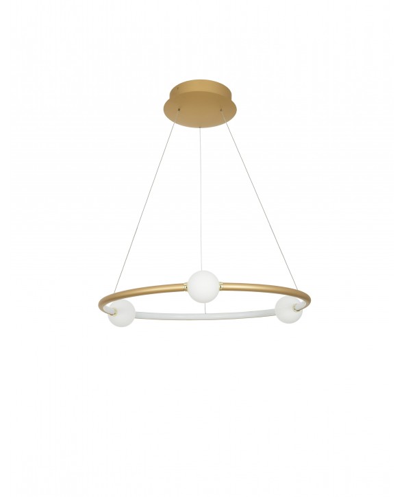 ΦΩΤΙΣΤΙΚΟ ΚΡΕΜΑΣΤΟ LED 36W 9826000 3000K ΧΡΥΣΟ -ΛΕΥΚΟ DIMMABLE