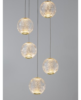ΦΩΤΙΣΤΙΚΟ ΚΡΕΜΑΣΤΟ LED 21W 9695209 3200K ΧΡΥΣΟ DIMMABLE 2