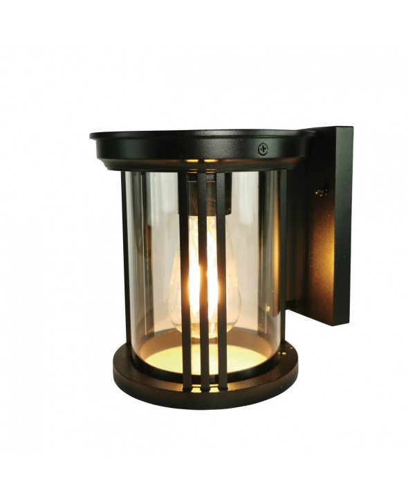 ΑΠΛΙΚΑ-ΦΑΝΑΡΙ 03204/WA/W ΑΛΟΥΜIΝΙΟΥ ΜΑΥΡΗ