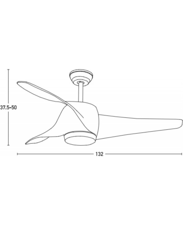 ΑΝΕΜΙΣΤΗΡΑΣ ΟΡΟΦΗΣ LED 15W 3000K-4000K- 6000K 1500LM 20256 ΞΥΛΟ ΚΕΡΑΣΙΑΣ