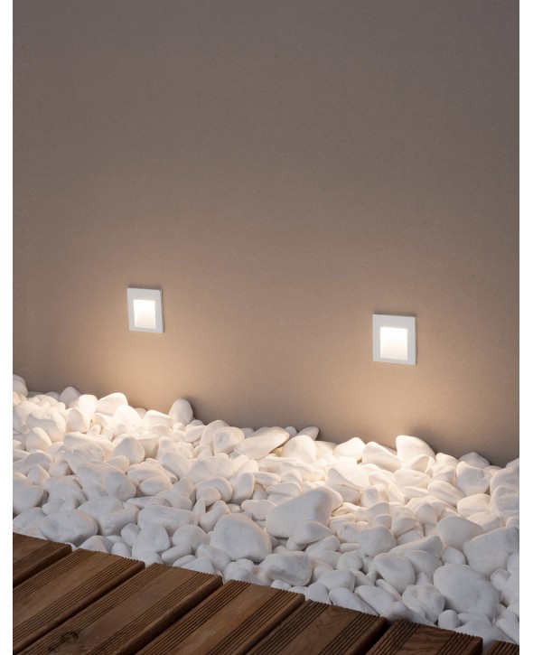 ΑΠΛΙΚΑ LED ΧΩΝΕΥΤΗ 3W 727002 3000K ΛΕΥΚΟ ΙΡ54