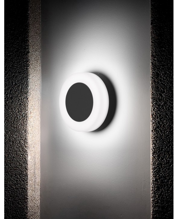 ΑΠΛΙΚΑ LED 9W 9529713 3000K ΜΑΥΡΟ IP65