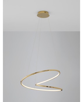 ΦΩΤΙΣΤΙΚΟ ΚΡΕΜΑΣΤΟ LED 41W 9248109 3000K ΧΡΥΣΟ DIMMABLE 2