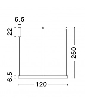 ΦΩΤΙΣΤΙΚΟ ΚΡΕΜΑΣΤΟ LED 9530200 70W DIMMABLE ΛΕΥΚΟ 2